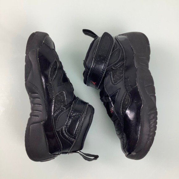 Jordan Jumpman Two Trey Black University Red toddler SZ 8C - Picture 11 of 12